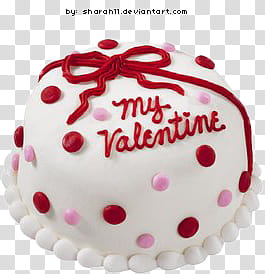 Valentine day  s, My Valentine fondant cake transparent background PNG clipart