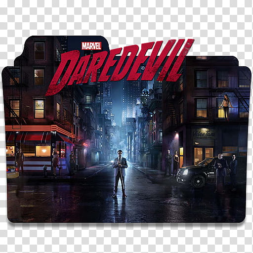 Marvel Daredevil Folder Icon II, Marvel's Daredevil () transparent background PNG clipart