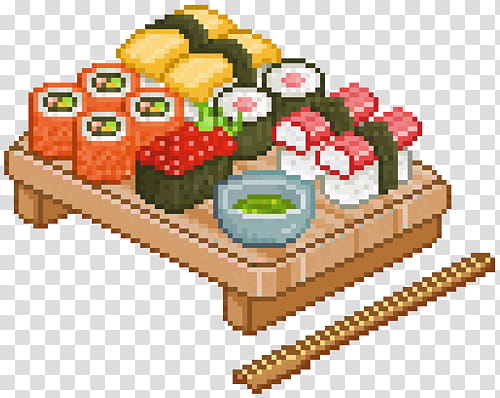 japanese food pixel baked food art transparent background png clipart hiclipart japanese food pixel baked food art