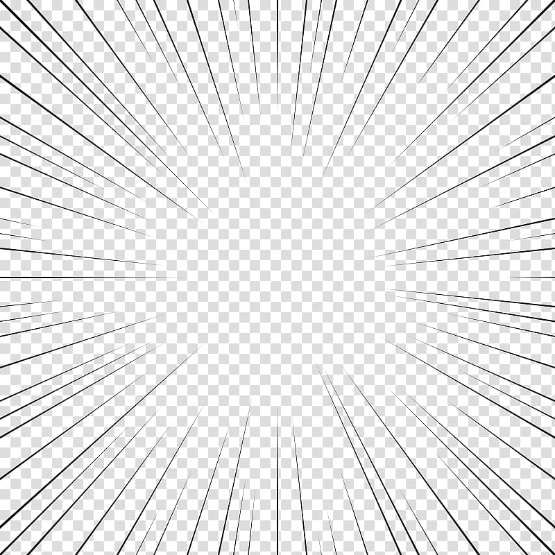 screentones action lines , black lines radial sunburst transparent background PNG clipart