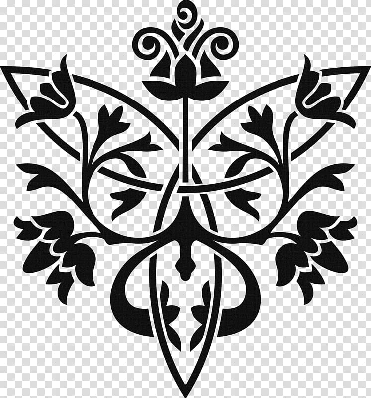 Black And White Flower, Stencil, Paper, Tattoo, Ornament, Mehndi, Damask, Logo transparent background PNG clipart