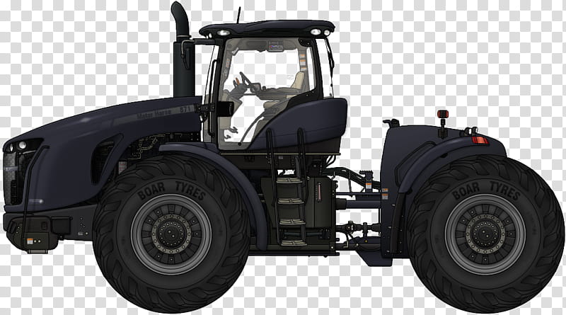 Motor Horse  WD Tractor, black tractor transparent background PNG clipart