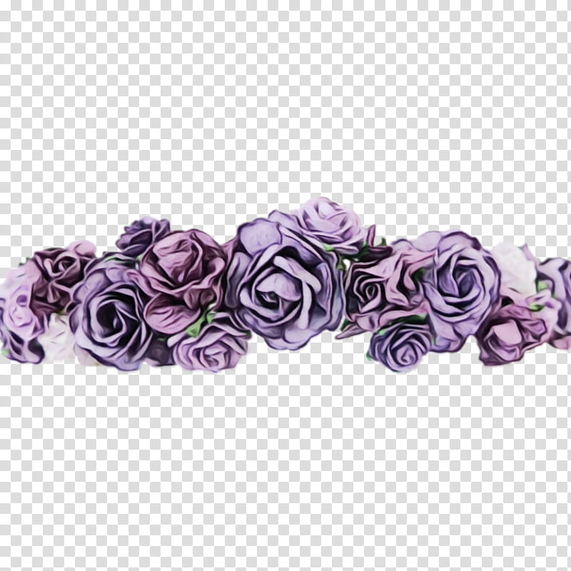 Garden roses, Watercolor, Paint, Wet Ink, Violet, Purple, Lavender, Lilac transparent background PNG clipart