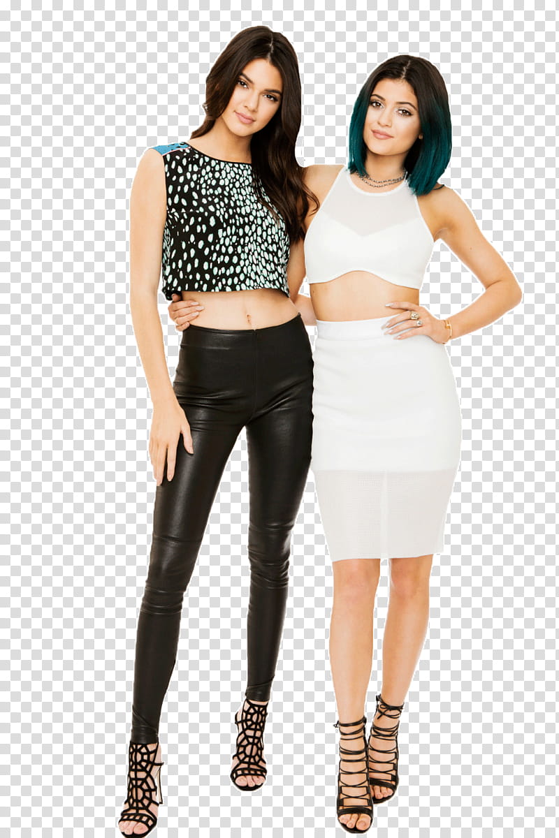 Kendall Jenner y Kylie Jenner  transparent background PNG clipart