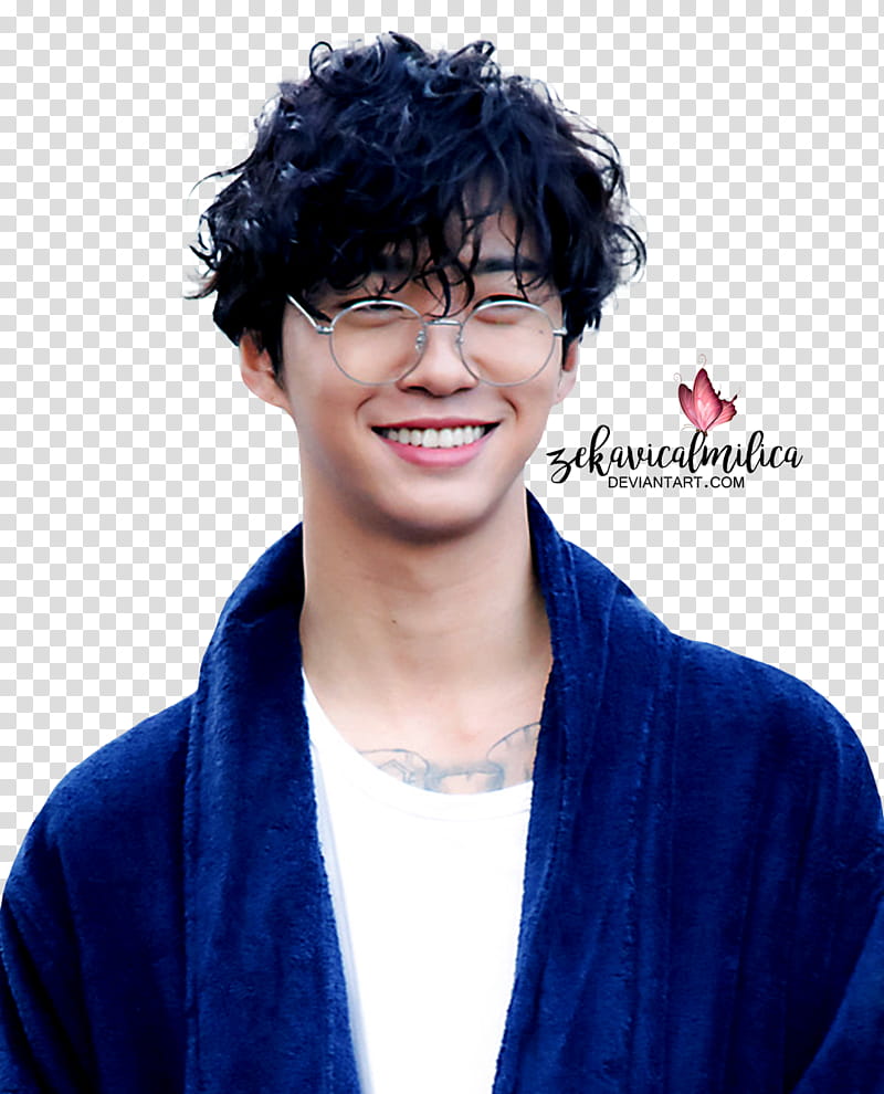 B A P Yongguk , B.A.P member with text overlay transparent background PNG clipart