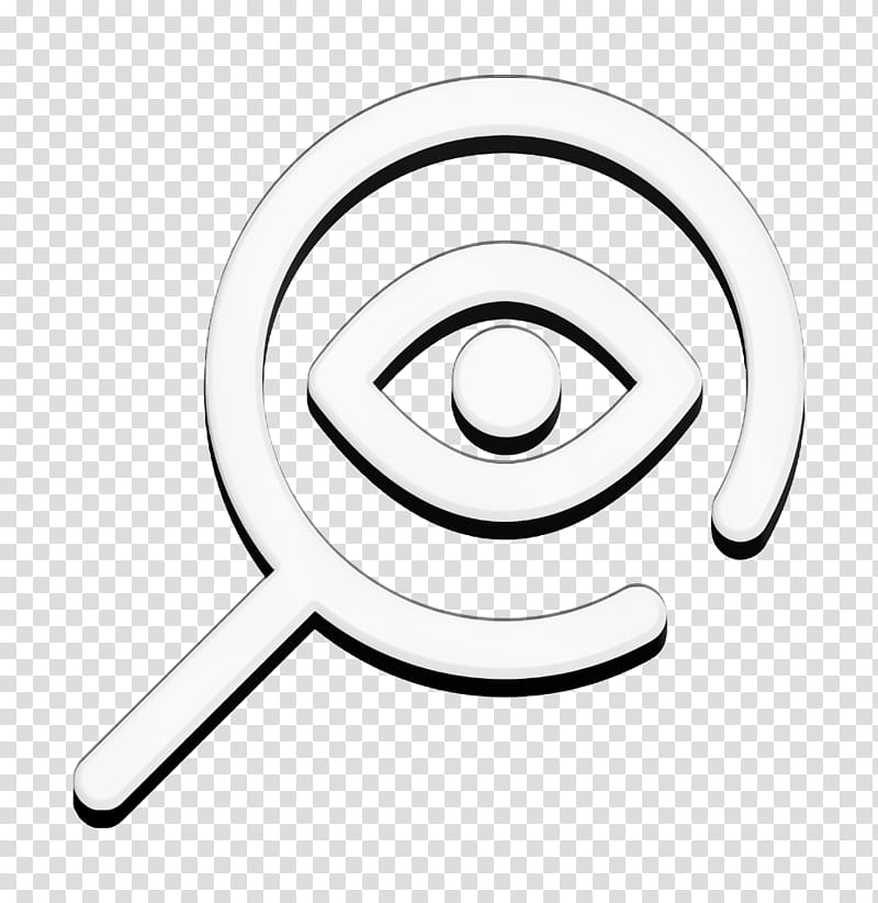Design Thinking icon Eye icon Search icon, Line Art, Circle, Symbol transparent background PNG clipart