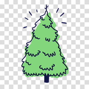 Christmas tree, Watercolor, Paint, Wet Ink, Colorado Spruce, Oregon Pine, Christmas Decoration, Green transparent background PNG clipart thumbnail