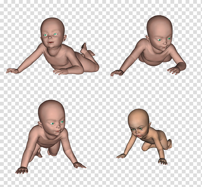 Babies set, D of a toddler transparent background PNG clipart