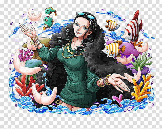 Nico Robin, One Piece Nico Robin illustration transparent background PNG clipart