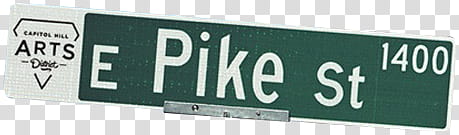 P, green E Pike st signage transparent background PNG clipart