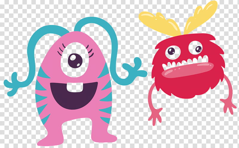 Monster, Cartoon, Advertising, Bitje, Animal, Mummy, Rabbit, Pink transparent background PNG clipart
