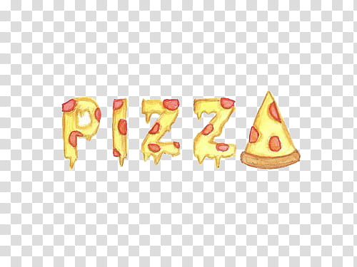 overlays , yellow and red pizza logo transparent background PNG clipart