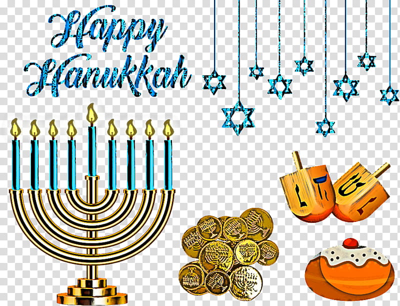 Hanukkah, Menorah, Candle Holder, Holiday, Event transparent background PNG clipart