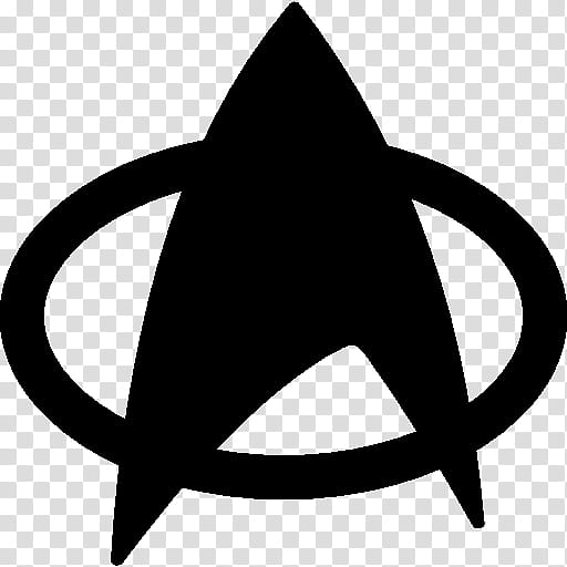 Star Symbol, Star Trek, Logo, Starfleet, Communicator, Silhouette, Badge, Star Trek The Original Series transparent background PNG clipart