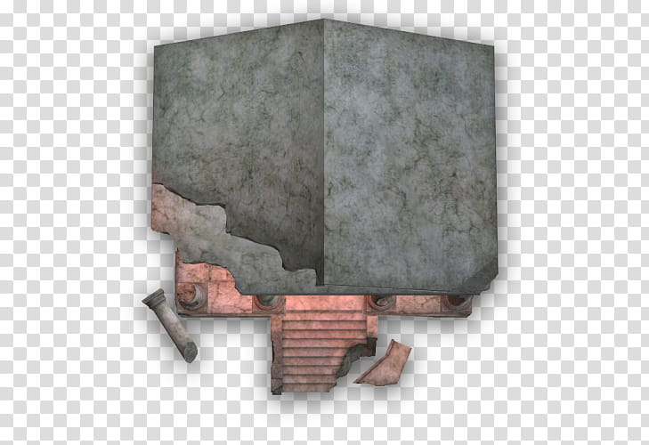 RPG Map Elements , wrecked gray cube transparent background PNG clipart
