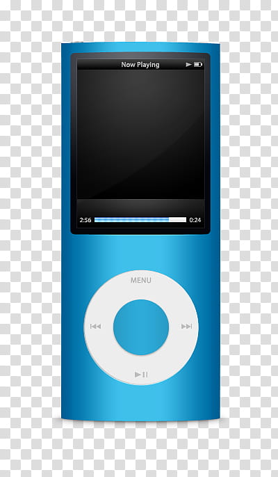 blue iPod nano transparent background PNG clipart