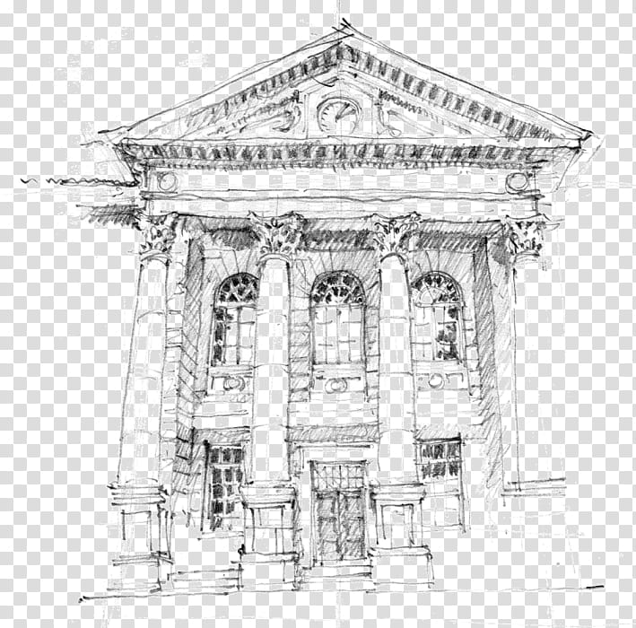 roman architecture drawing