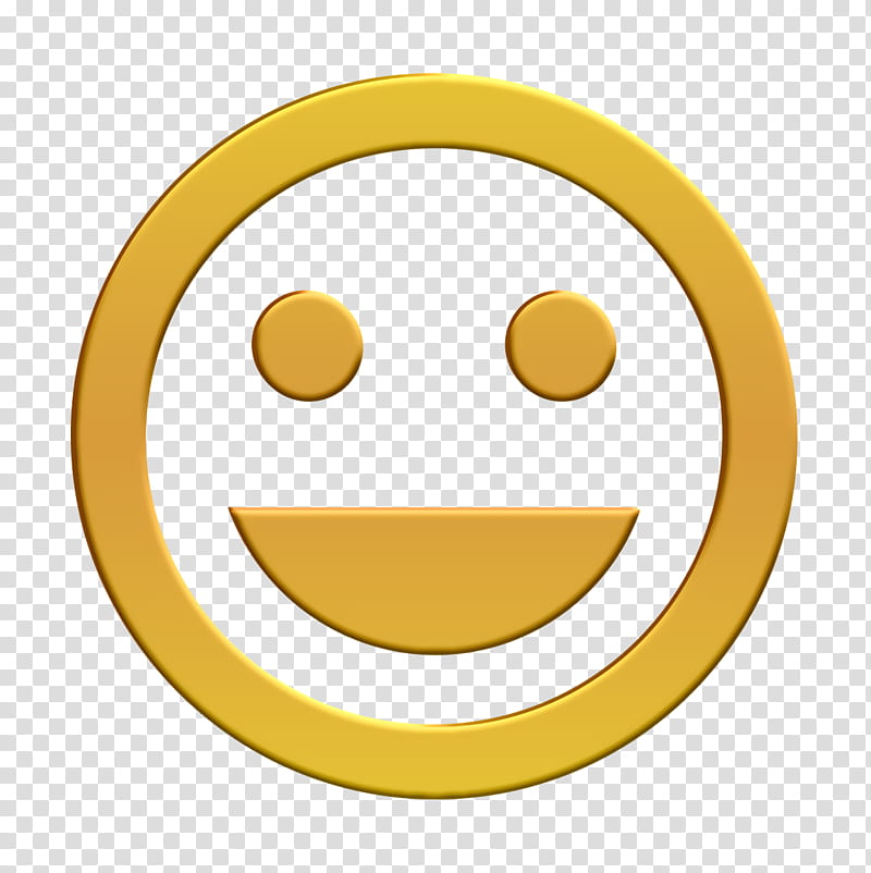 happy icon mood icon outline icon, Emoticon, Yellow, Smiley, Face, Facial Expression, Nose, Head transparent background PNG clipart