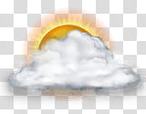 The AOL Weather Icon Collection, Mostly Cloudy Day transparent background PNG clipart