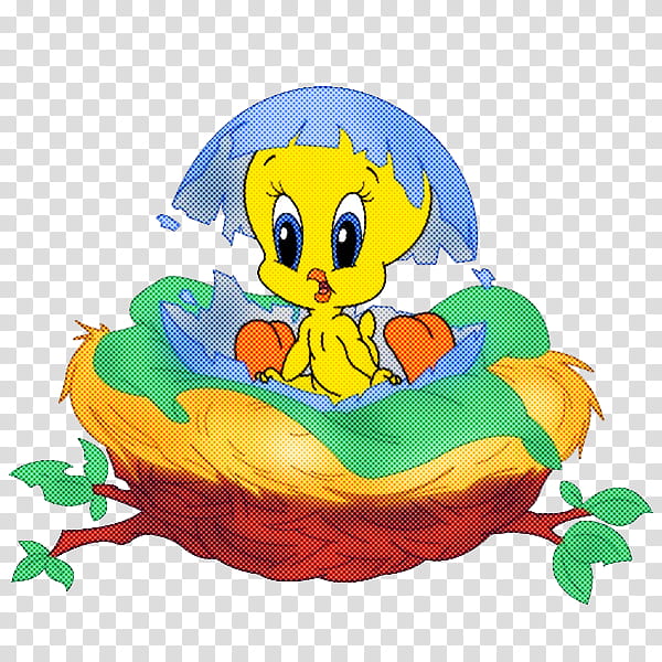 cartoon fictional character bird nest plant, Cartoon transparent background PNG clipart