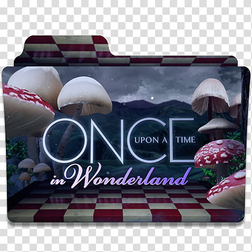 Once upon a time in Wonderland folder icon, OUAT in W transparent background PNG clipart