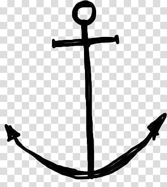 black ship anchor logo transparent background PNG clipart