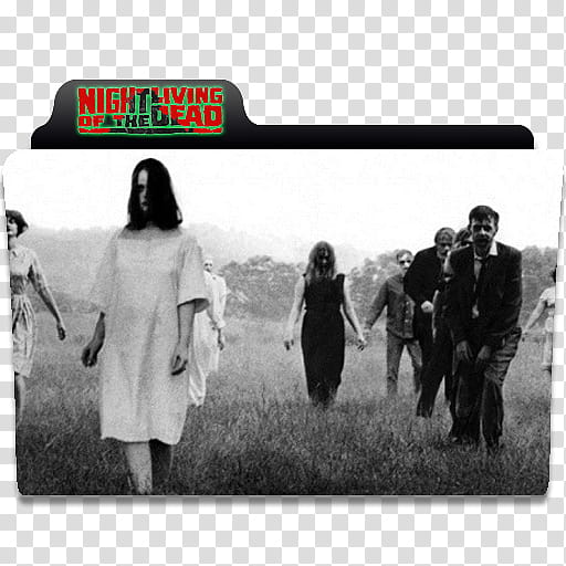 Epic  Movie Folder Icon Vol , Night of the Living Dead transparent background PNG clipart