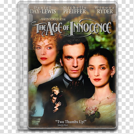 Movie Icon , The Age of Innocence, The Age of Innocence DVD case transparent background PNG clipart