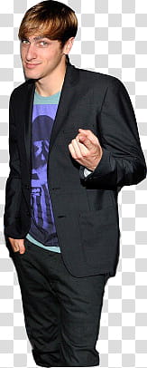 KendallSchmidt  s, man wearing black suit jacket transparent background PNG clipart