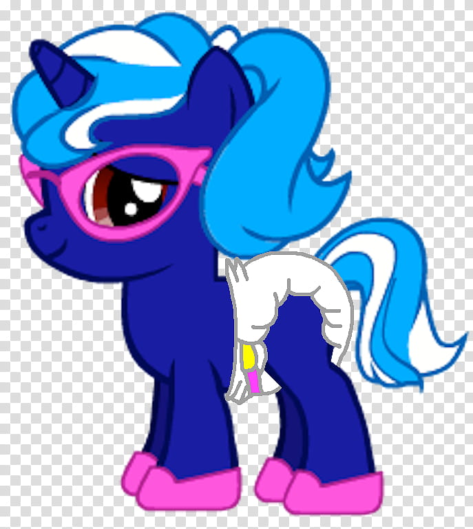 Flare Azul as a filly wearing filly diapers transparent background PNG clipart