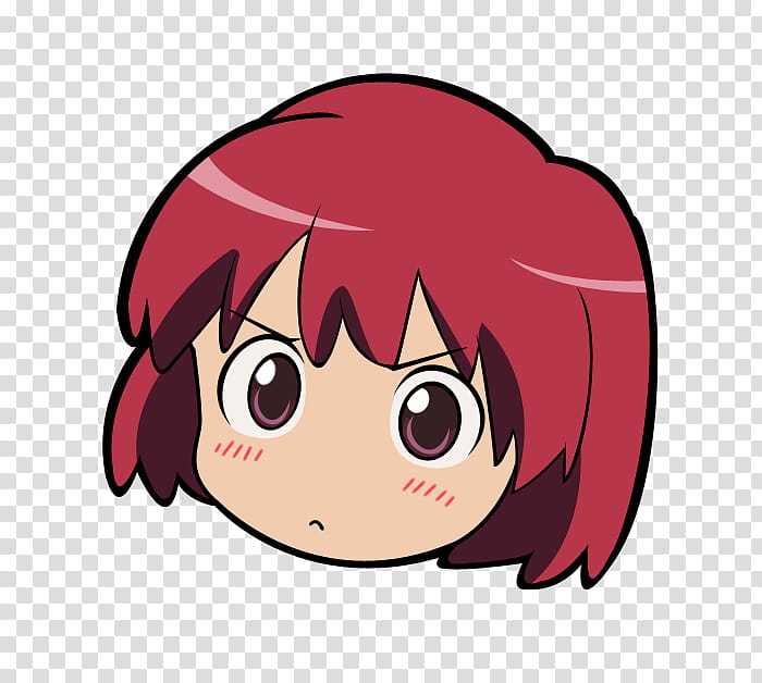 Chibis ZIP, red haired girl transparent background PNG clipart
