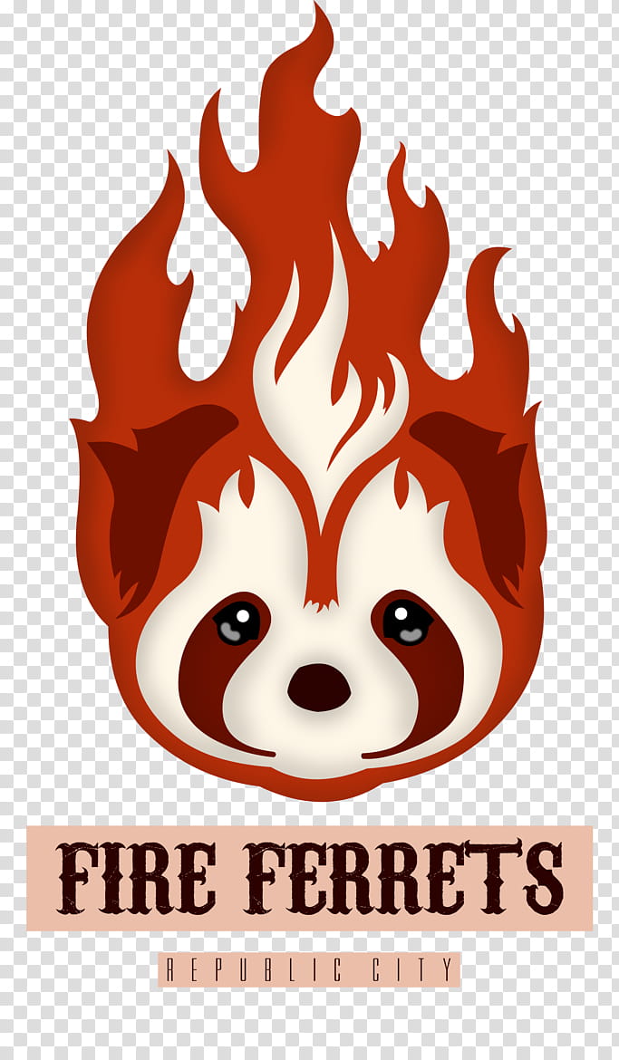 Fire Ferrets,, red panda illustration transparent background PNG clipart