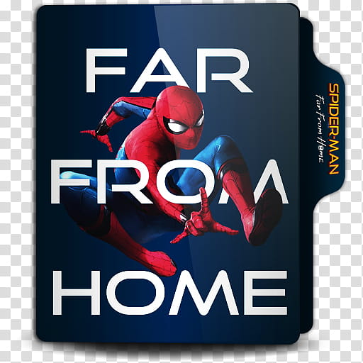 Spider Man Far From Home  Folder Icon, FFH  transparent background PNG clipart