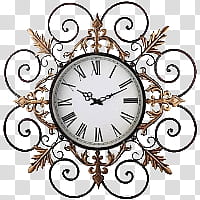 Clocks Set , white wall clock transparent background PNG clipart