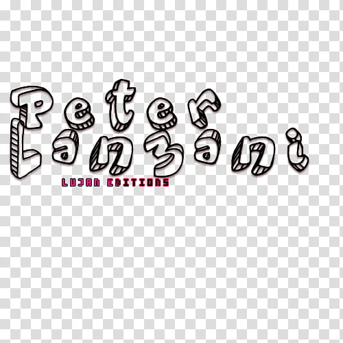 Texto peter lanzani transparent background PNG clipart