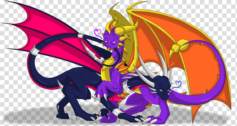 Duet, purple and black dragon art transparent background PNG clipart
