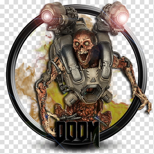 DOOM icon transparent background PNG clipart