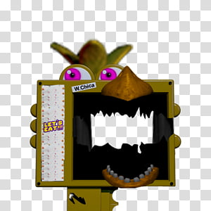 Fnaf 4 Chica Png Black And White Download - Withered Withered Withered Chica,  Transparent Png - vhv