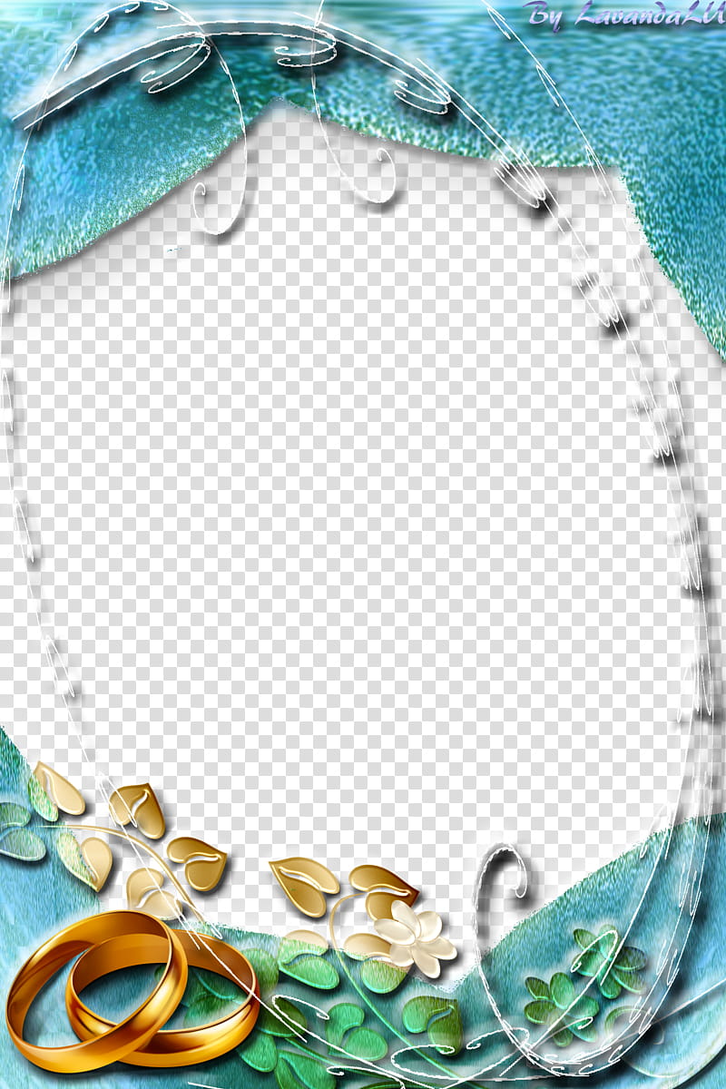 Lav Frame , gold-colored wedding rings illustration transparent background PNG clipart