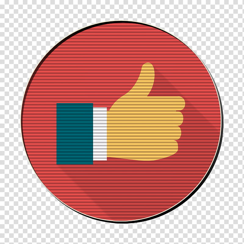 SEO icon Like icon, Red, Yellow, Circle, Gesture, Finger, Hand, Flag transparent background PNG clipart