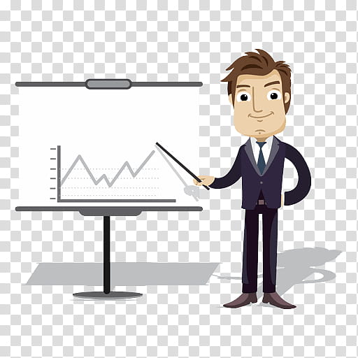 cartoon job male standing, Cartoon, Whitecollar Worker, Desk, Business, Furniture transparent background PNG clipart