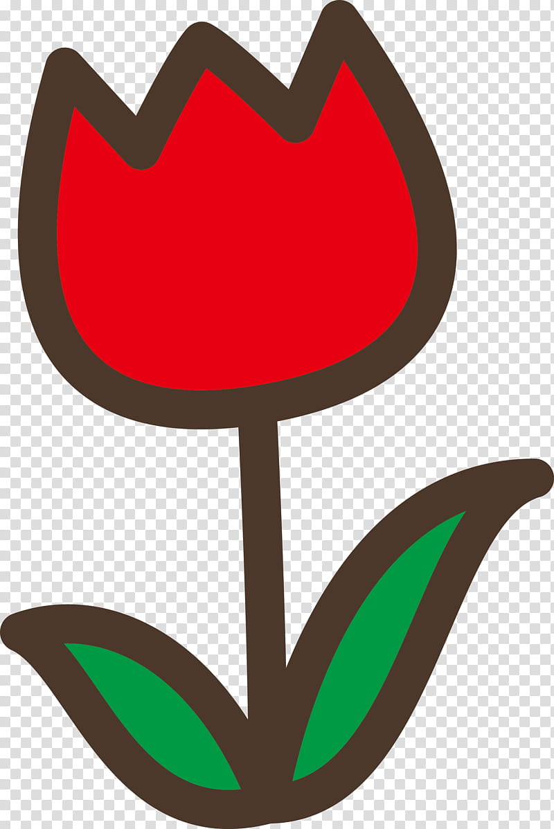 Plant Heart, Leaf, Flower, M095, Red, Tulip, Symbol, Logo transparent background PNG clipart