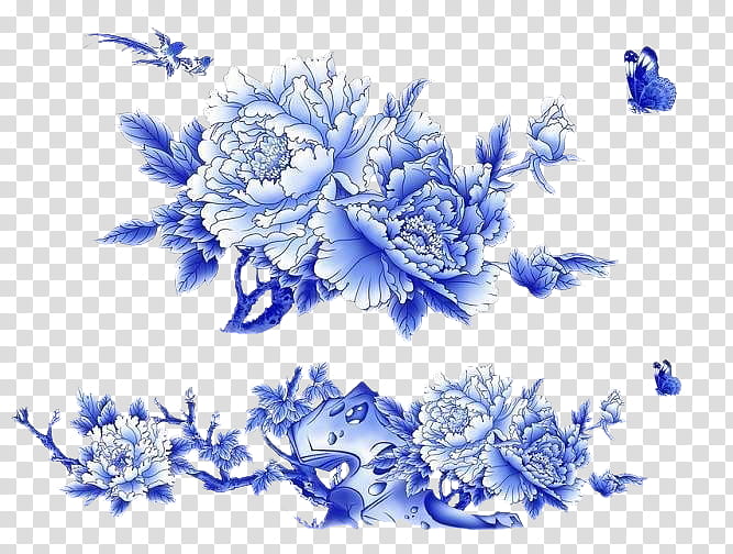 Cartoon Birthday Cake, Blue And White Pottery, Porcelain, Sticker, Chinese Painting, Antique, Flower, Ceramic Pottery Glazes transparent background PNG clipart