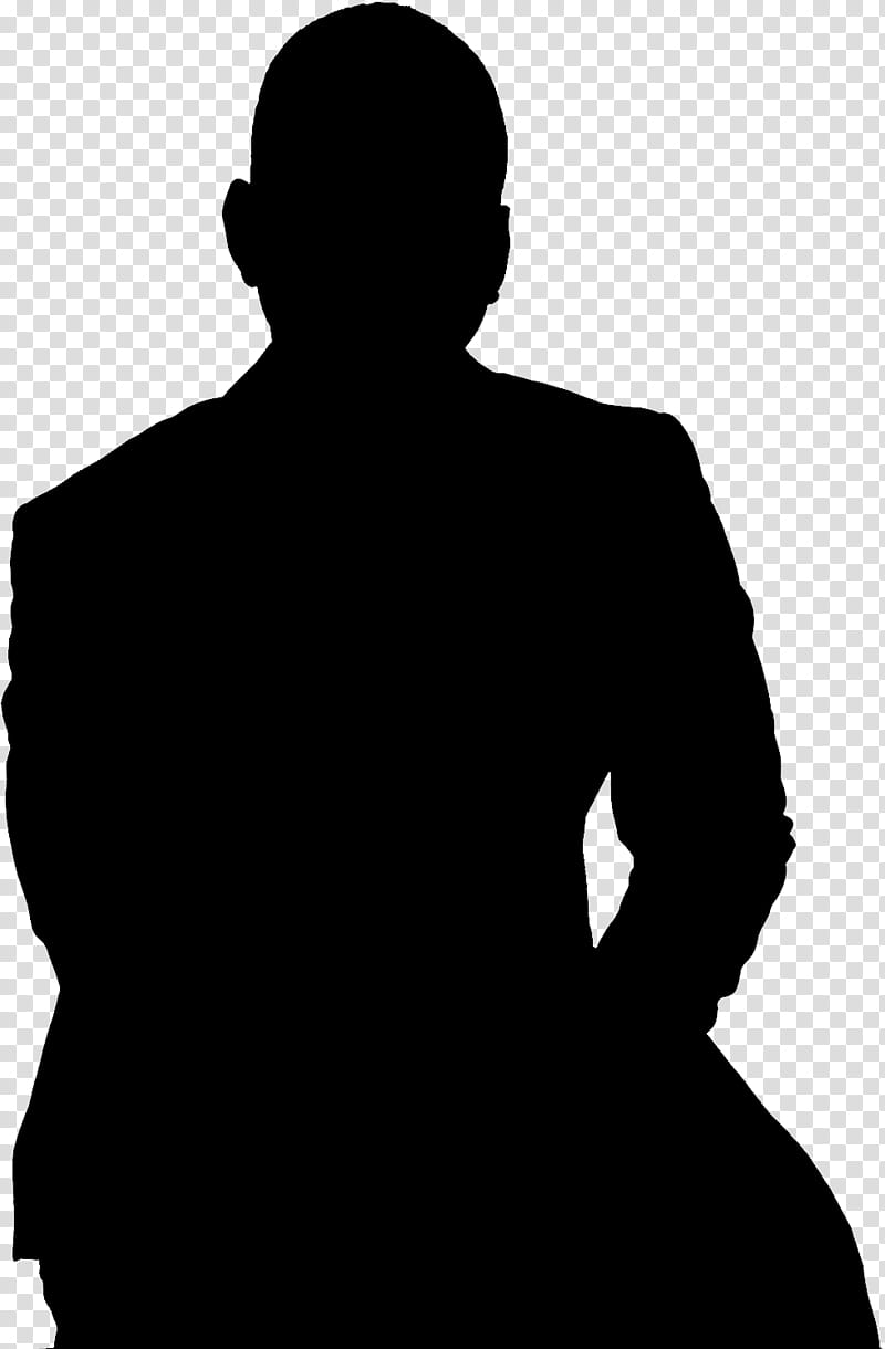 Man, Silhouette, Animation, Woman, Portrait, Black, Standing, Blackandwhite transparent background PNG clipart