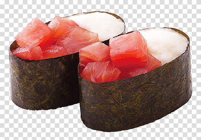 two shushi on focus transparent background PNG clipart