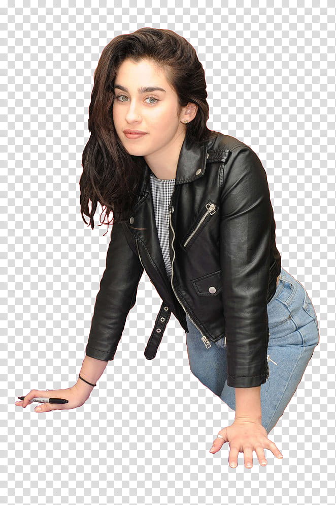 Lauren Jauregui , Lauren-Jauregui--Visits-radio---The-Hits---x transparent background PNG clipart