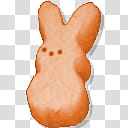 TNBrat Easter Fun , brown rabbit transparent background PNG clipart