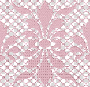 lace patterns, pink crocheted mat transparent background PNG clipart