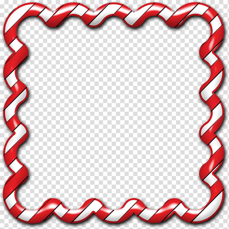Candy Cane Frame , yellow and white candy cane transparent background PNG clipart