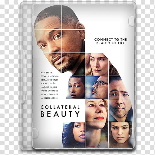 Movie Icon Mega , Collateral Beauty, Collateral Beauty DVD case transparent background PNG clipart